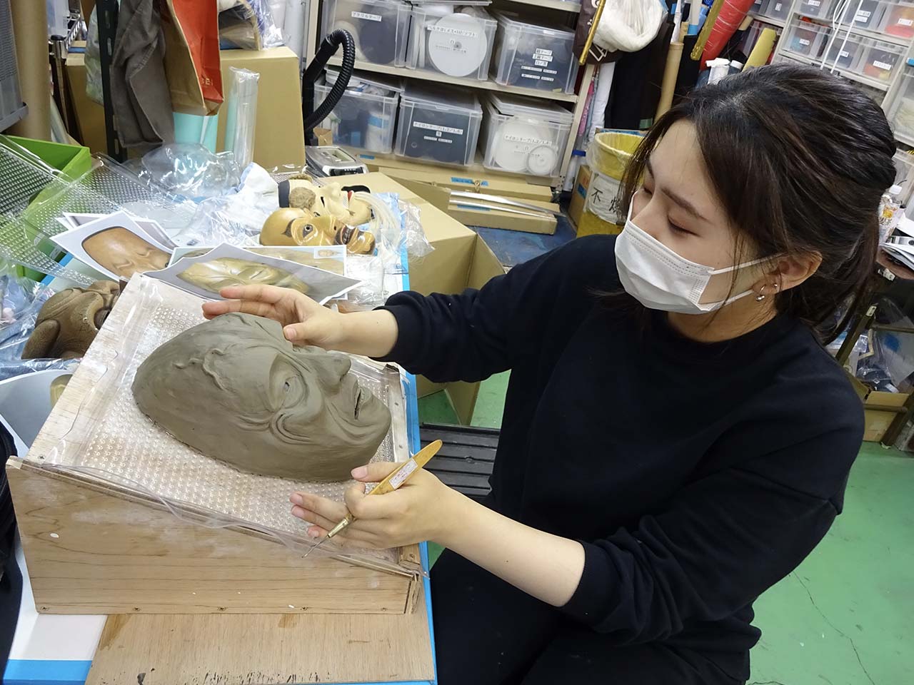 The beginning of the crafting